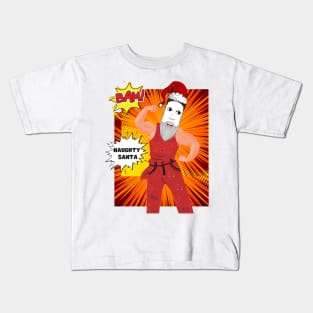 Portatil Santa / Naughty Santa / Portatil collection Kids T-Shirt